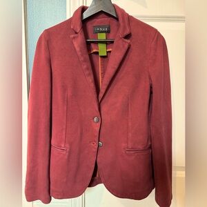 Ianux Women’s Maroon Knit Blazer